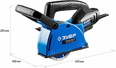 Размеры штробореза Зубр Профессионал ЗШ-П30-1400 ПСТ Размеры штробореза Зубр Профессионал ЗШ-П30-1400 ПСТ