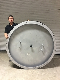 Размеры стальной заглушки для труб Huntingdon Fusion Techniques PSPR0650